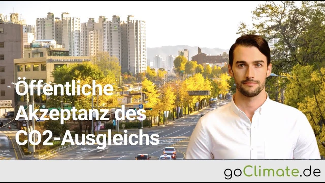 Die öffentliche Akzeptanz des CO2 Ausgleich - Ein Überblick in 70 Sekunden: goClimate.de