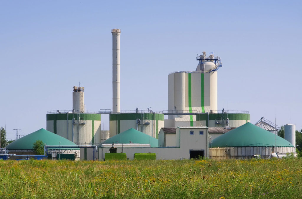 Biomassekraftwerk modern